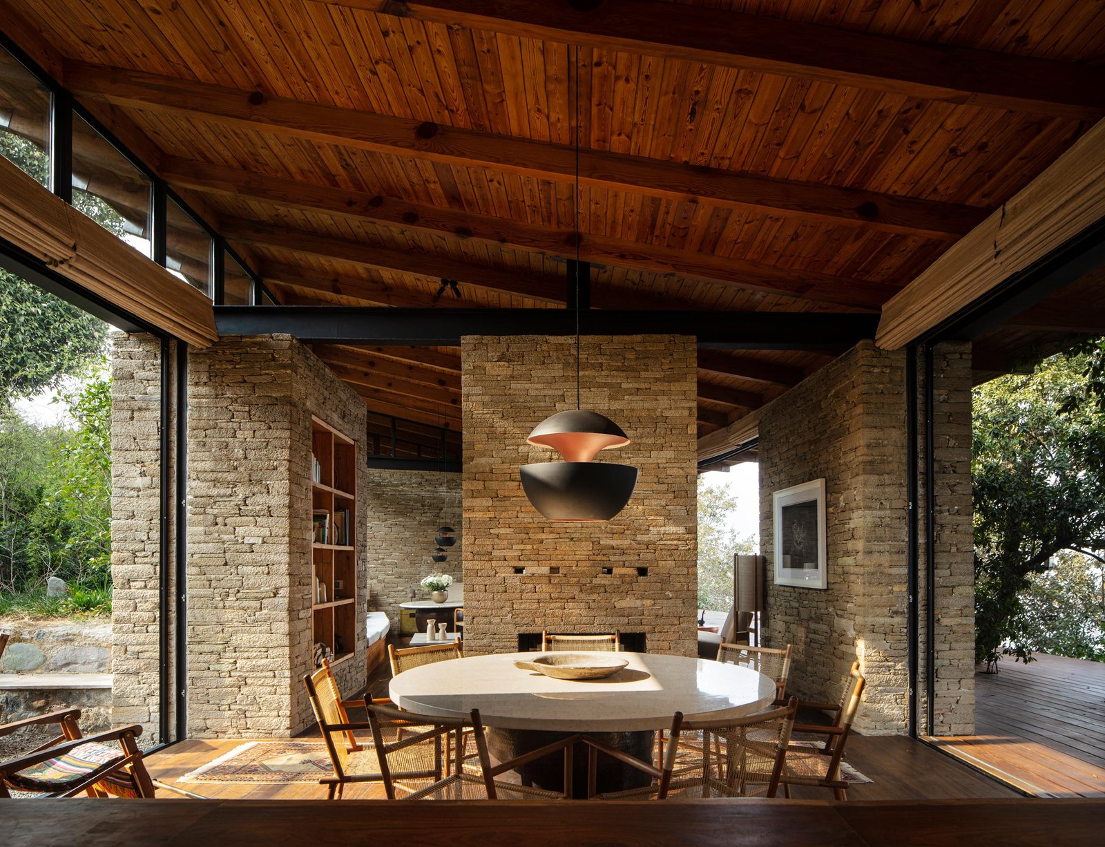 mountain home dining room