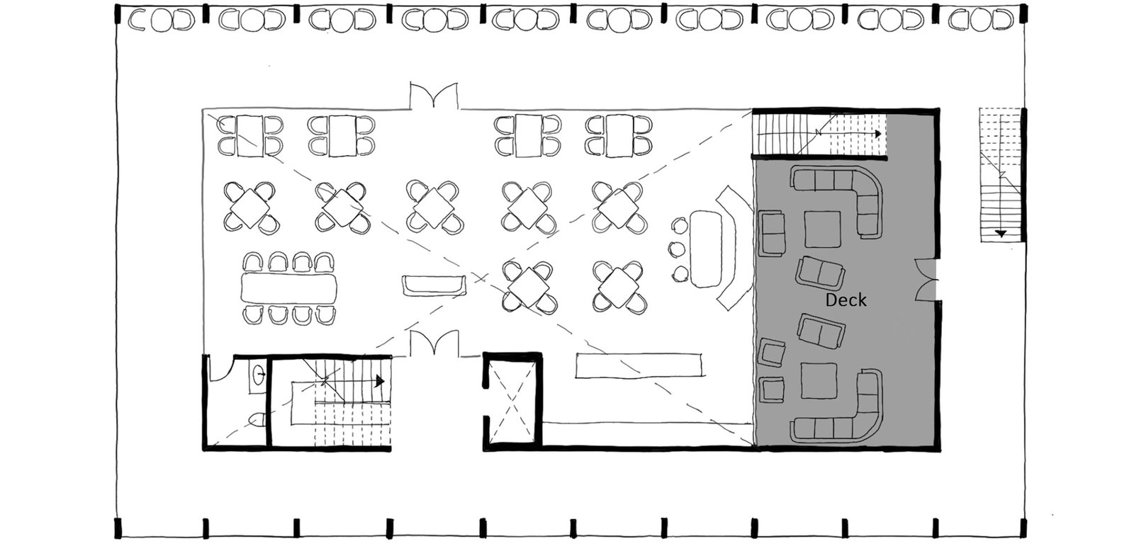 golf clubhouse floor plan