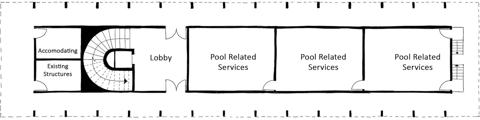 aquatic centre floor plan