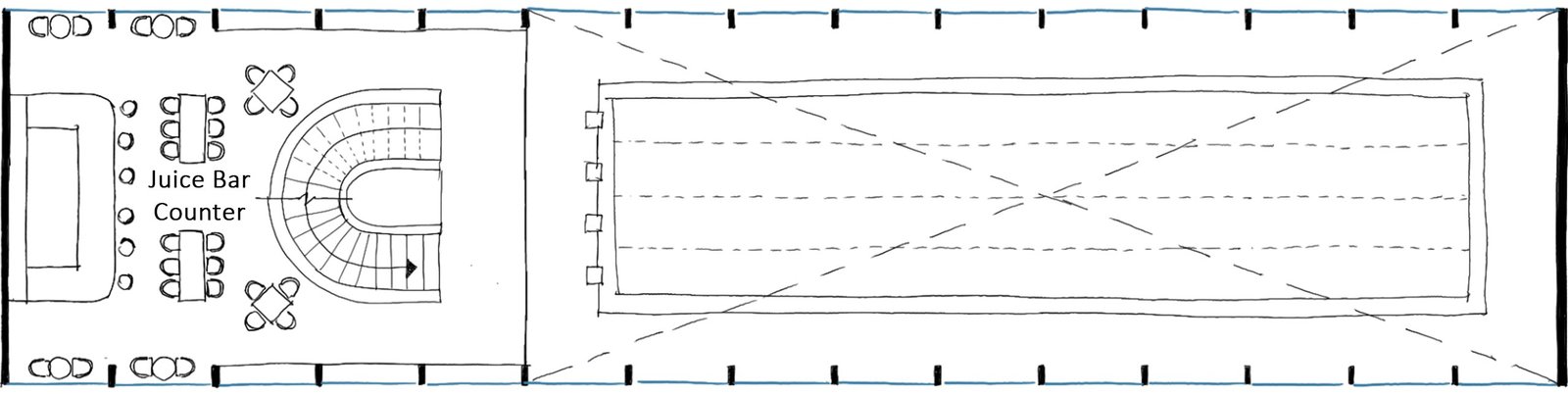 aquatic centre floor plan